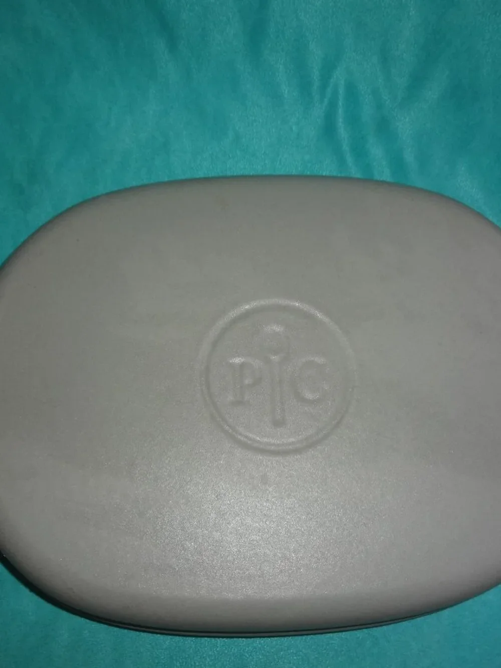 Pampered Chef Gray 1 Quart Enameled Heavy Cast Iron Baker w Handles 10